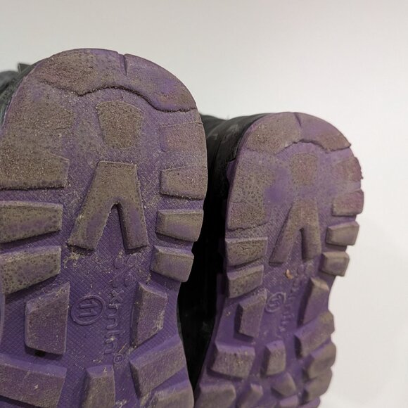 Xmtn Winter Boots Black Grey Purple  Size 11 - Picture 7 of 8